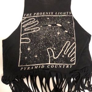 The Phoenix Lights Custom Cut Fringe Festival Tee
